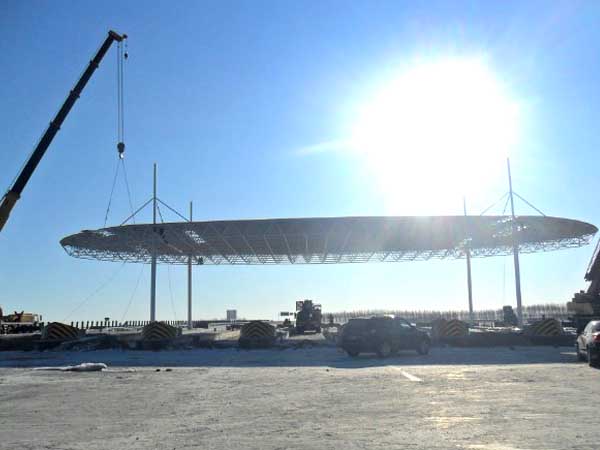 通辽加油站网架案例